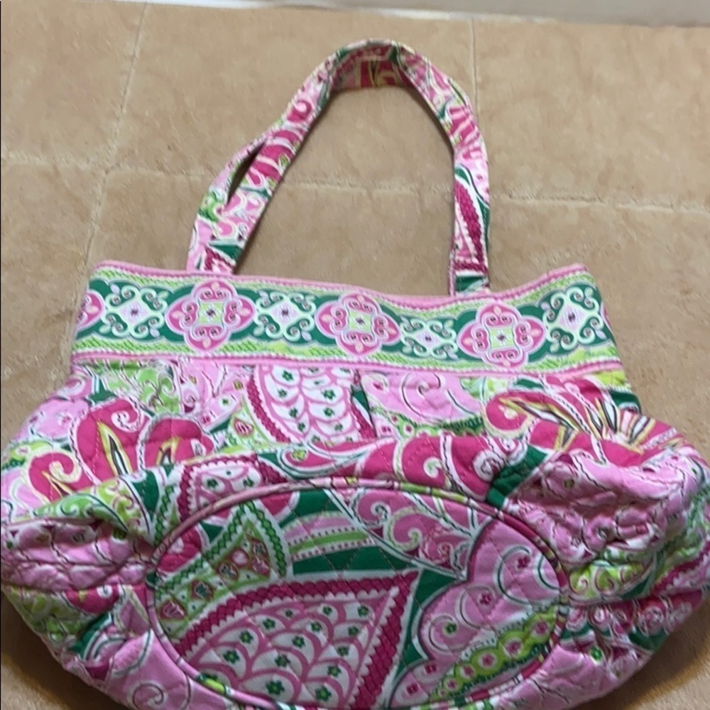 Vera Bradley Little Betsy Pinwheel Pattern HandBag - Picture 11 of 11